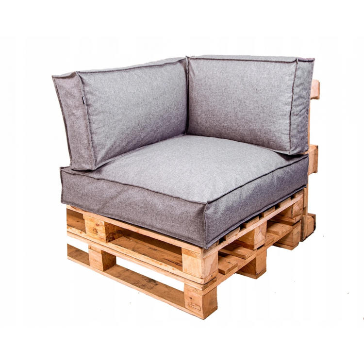 Paletové sedenie Golden Garden GG69/1 - podsedák a vankúš 80cm x 80cm x 15cm penový granulát Melange svetlý 1 Paletové sedenie Golden Garden GG69/1 - podsedák a vankúš 80cm x 80cm x 15cm penový granulát Melange svetlý 1